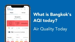 What is the AQI of Bangkok today?