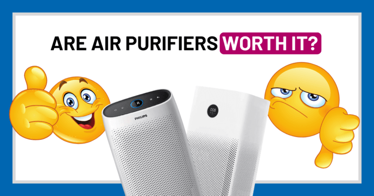 a graphic showing whether air purifiers are worth it