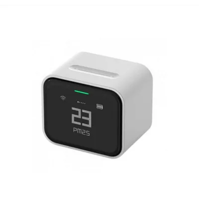 qingping lite air quality monitor transparent background