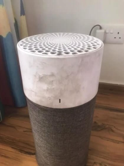 an air purifier with ionizers gets dirty