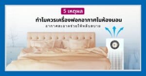 เครื่องฟอกอากาศในห้องนอนจําเป็นไหม ทำไมคุณต้องมี