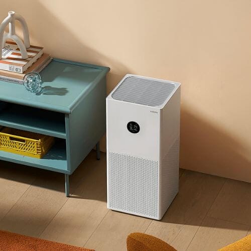 xiaomi air purifier 4 lite in a living room
