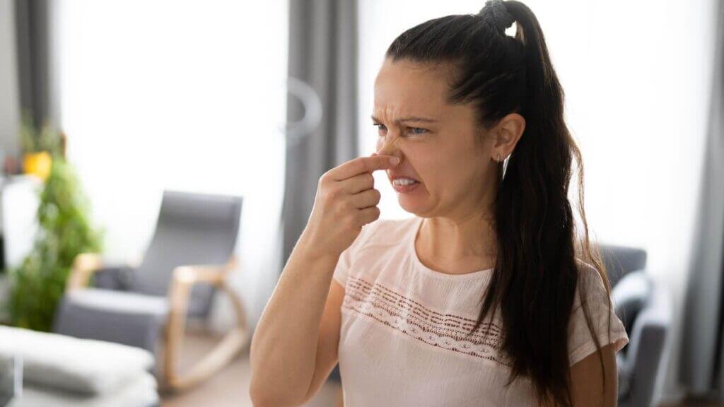 bad smell in the room