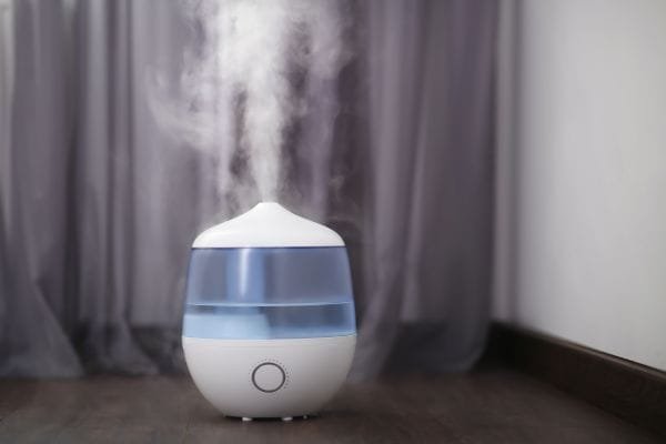 a closeup shot of a humidifier on a table