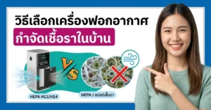 หน้าปกเครื่องฟอกาอกาศเชื้อรา