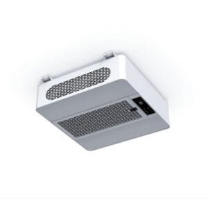 strato core ceiling air purifier on white background