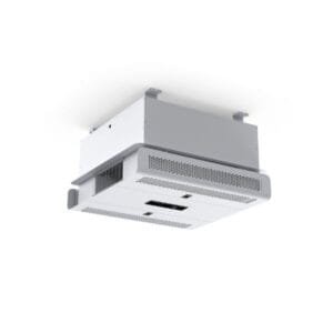 strato max ceiling air purifier on white background
